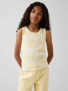Débardeur tie-dye à côtes pour enfant