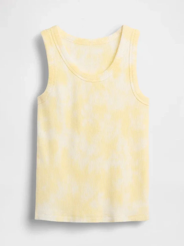 Débardeur tie-dye à côtes pour enfant