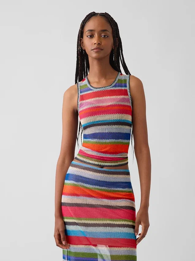 Débardeur transparent « Happy Stripe » de Gapstudio