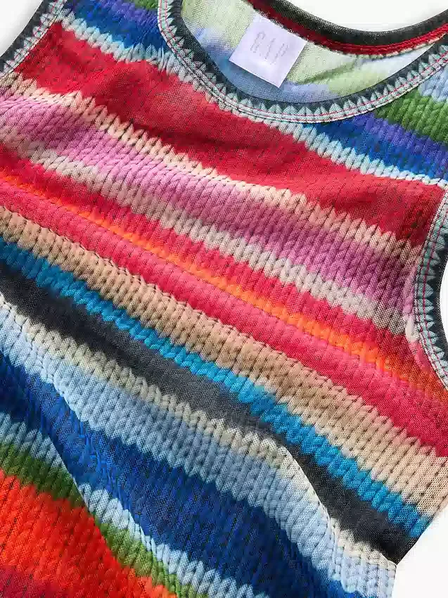 Débardeur transparent « Happy Stripe » de Gapstudio