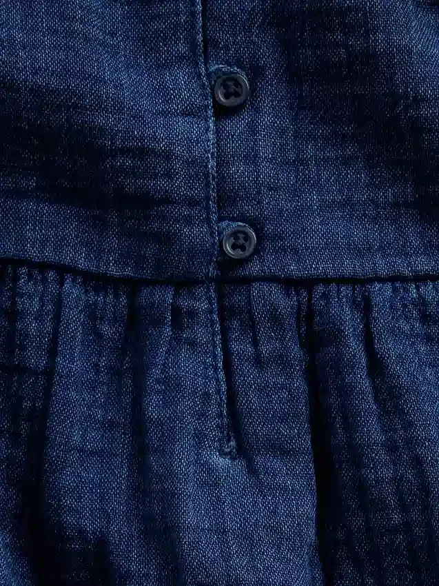 Débardeur à volants en gaze de coton pour enfant