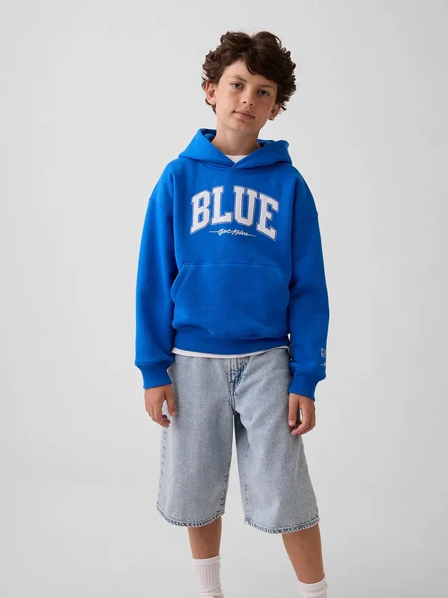 Découvrez le sweat à capuche ample Vintagesoft pour enfants de Gap