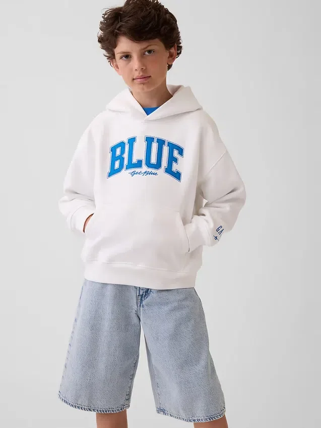 Découvrez le sweat à capuche ample Vintagesoft pour enfants de Gap