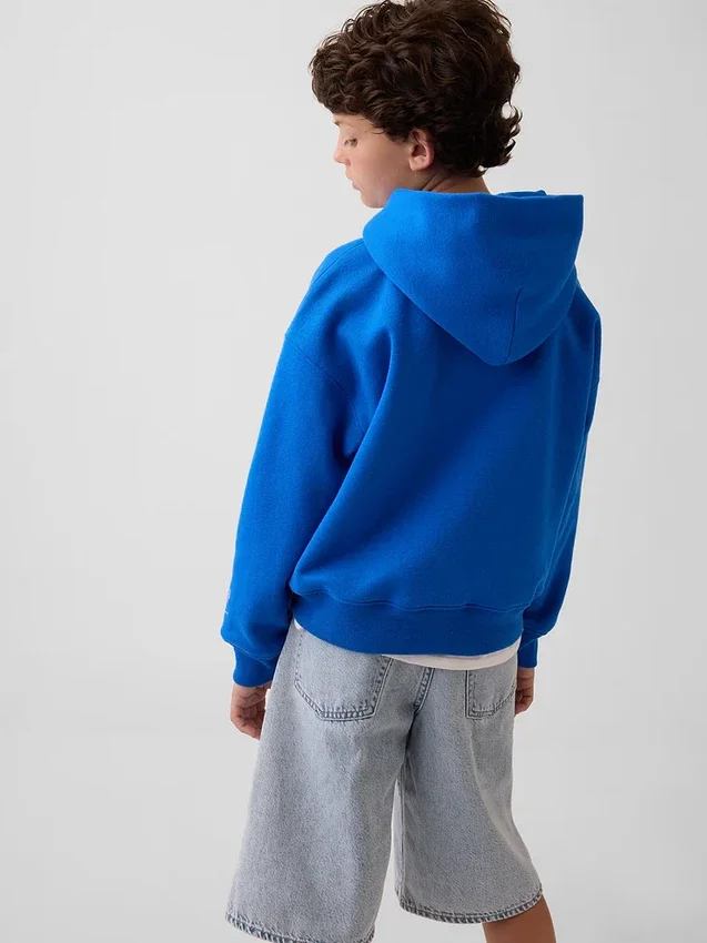 Découvrez le sweat à capuche ample Vintagesoft pour enfants de Gap