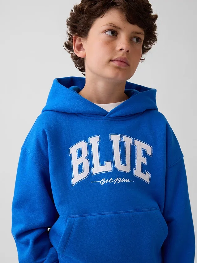 Découvrez le sweat à capuche ample Vintagesoft pour enfants de Gap