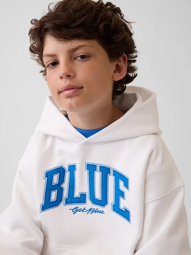 Découvrez le sweat à capuche ample Vintagesoft pour enfants de Gap