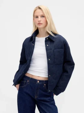 Doudoune en denim