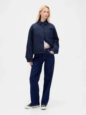 Doudoune en denim