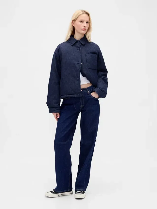 Doudoune en denim