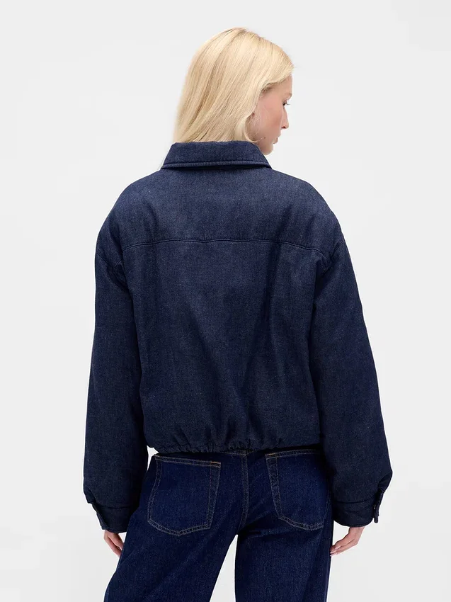 Doudoune en denim