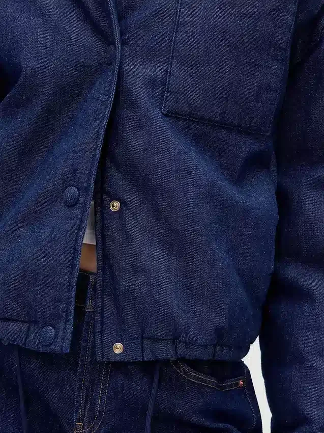 Doudoune en denim