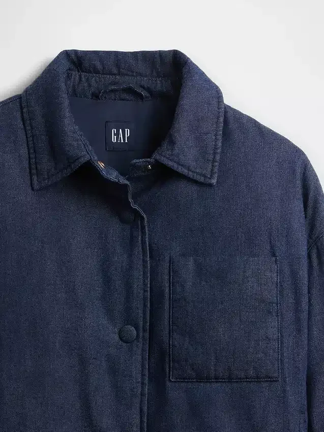 Doudoune en denim