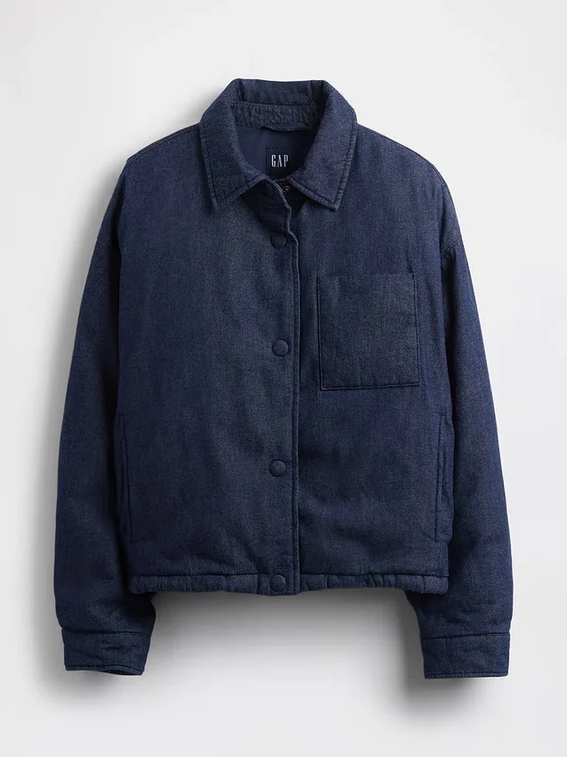 Doudoune en denim