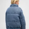 Doudoune en jean doublée douillette pour enfants