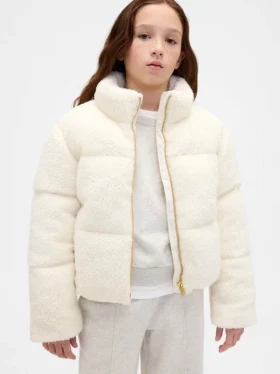 Doudoune en sherpa pour enfants