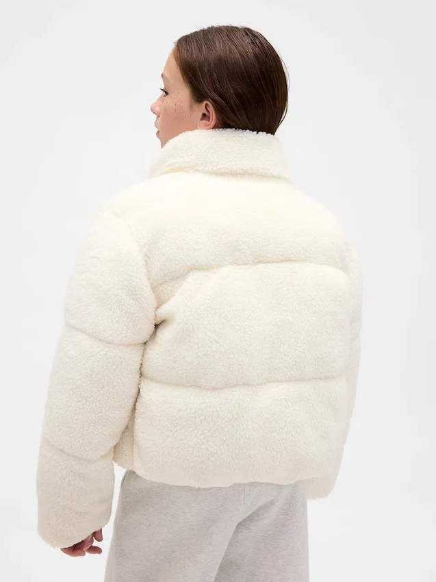 Doudoune en sherpa pour enfants