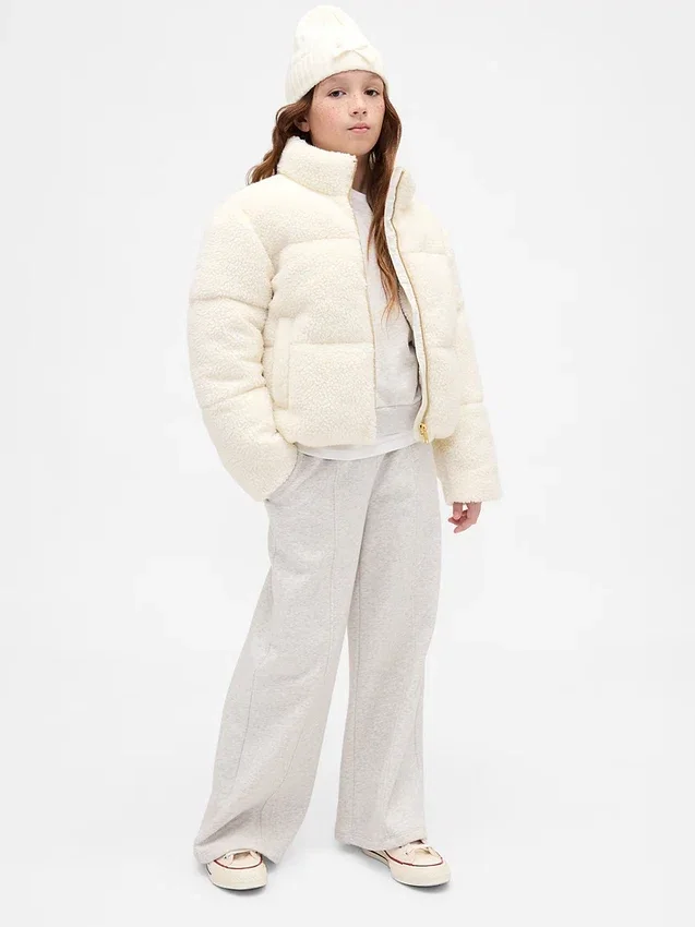 Doudoune en sherpa pour enfants