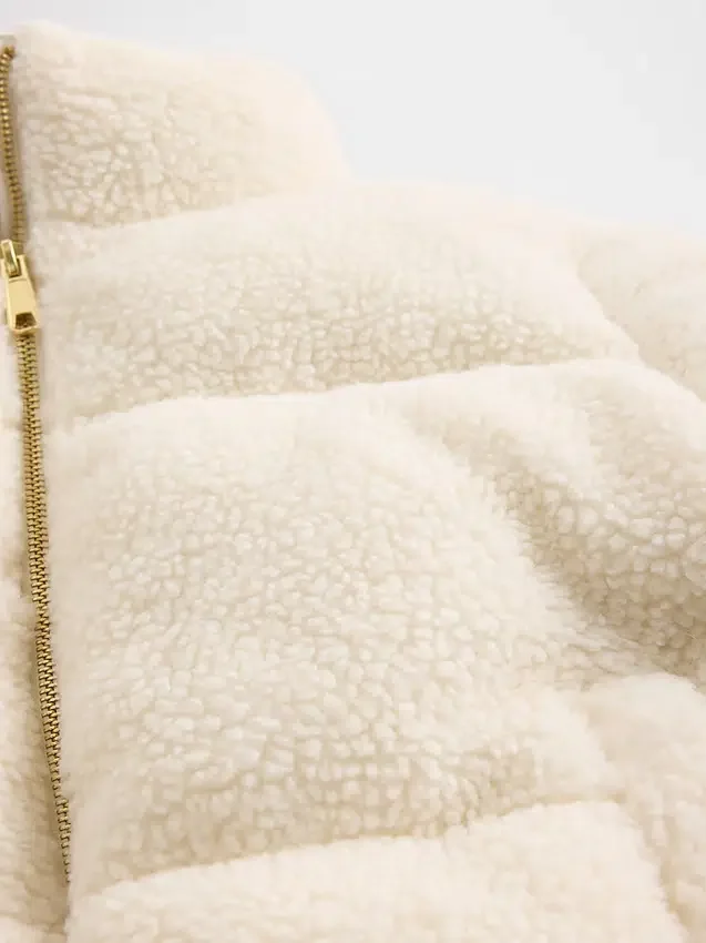 Doudoune en sherpa pour enfants