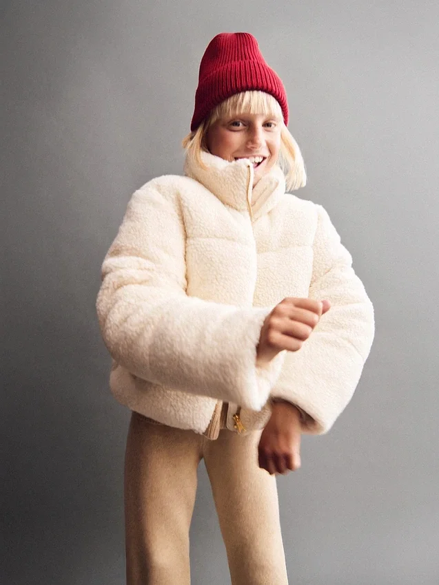 Doudoune en sherpa pour enfants