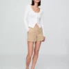 Downtown kaki Shorts 4"
