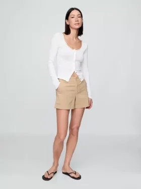 Downtown kaki Shorts 4"