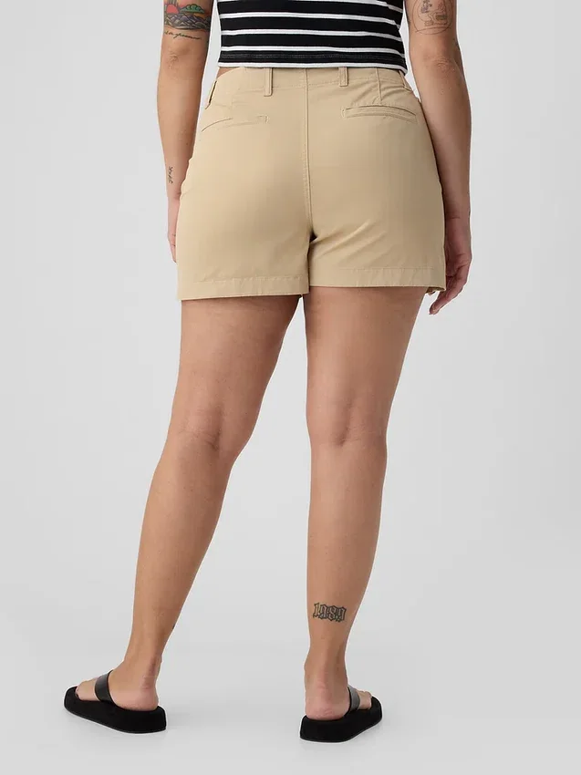 Downtown kaki Shorts 4"