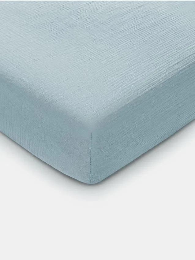 Drap-housse en mousseline de coton Comfy Cubs