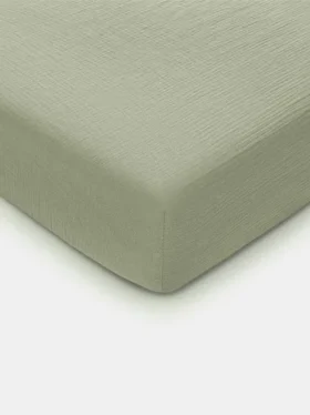 Drap-housse en mousseline de coton Comfy Cubs