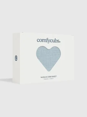 Drap-housse en mousseline de coton Comfy Cubs