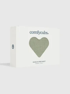 Drap-housse en mousseline de coton Comfy Cubs