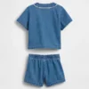 Ensemble « Baby Denim Varsity »