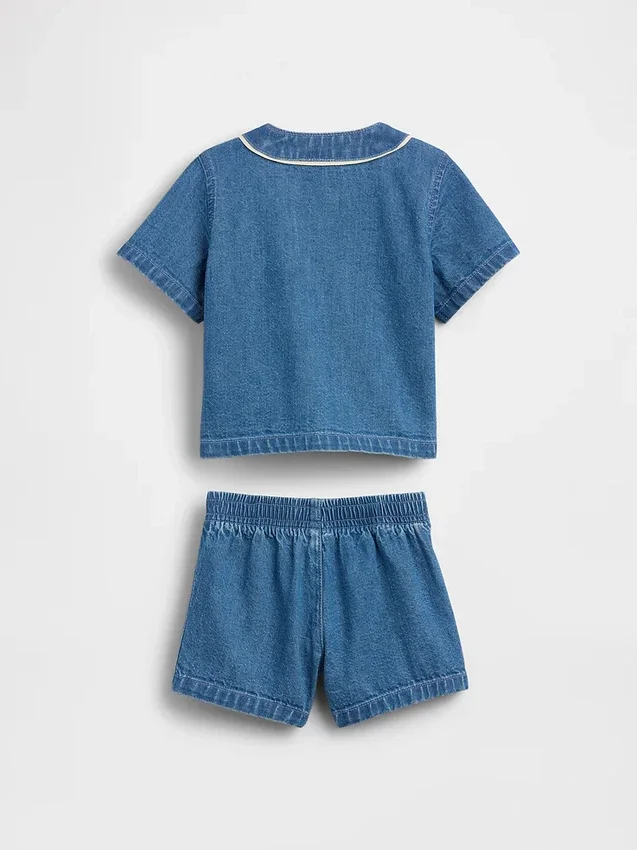Ensemble « Baby Denim Varsity »