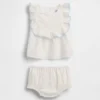 Ensemble bavoir à œillets pour bébé