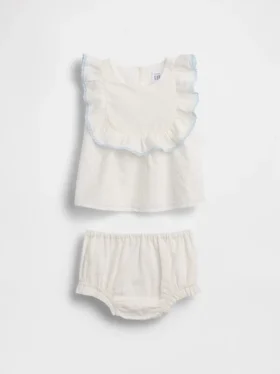 Ensemble bavoir à œillets pour bébé