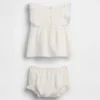 Ensemble bavoir à œillets pour bébé