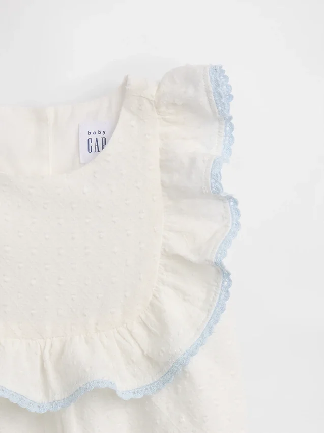 Ensemble bavoir à œillets pour bébé