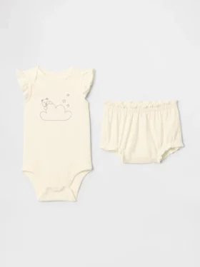 Ensemble bébé avec bodys « Bear » en Supima®