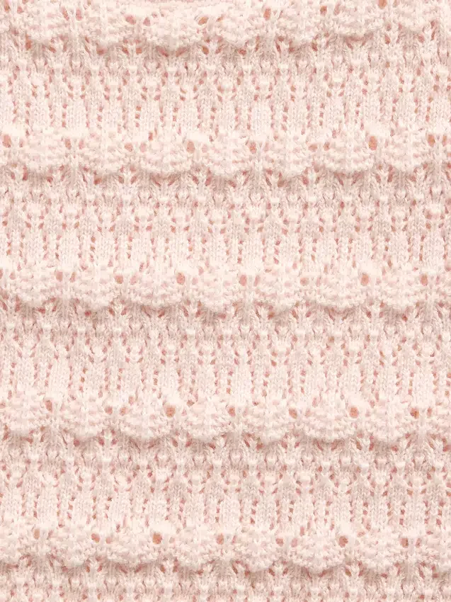 Ensemble bébé avec débardeur au crochet