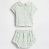 Ensemble Bodys Peter Pan en maille fine pour bébé