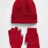 Ensemble bonnet et gants pour enfants