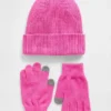 Ensemble bonnet et gants pour enfants