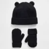 Ensemble bonnet et mitaines CashSoft « Ours » pour Bébé & Enfant