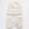 Ensemble bonnet et mitaines CashSoft « Ours » pour Bébé & Enfant