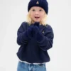 Ensemble bonnet et mitaines en maille torsadée CashSoft pour Bébé & Enfant