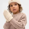 Ensemble bonnet et mitaines en maille torsadée CashSoft pour Bébé & Enfant