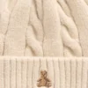 Ensemble bonnet et mitaines en maille torsadée CashSoft pour Bébé & Enfant