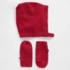 Ensemble bonnet à pompon et mitaines CashSoft pour Bébé & Enfant