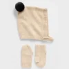 Ensemble bonnet à pompon et mitaines CashSoft pour Bébé & Enfant