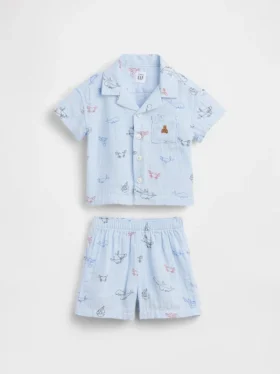 Ensemble « Cabana » en gaze de coton pour bébé