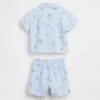 Ensemble « Cabana » en gaze de coton pour bébé